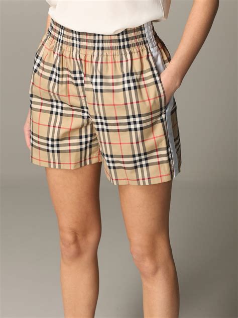 burberry women's shorts|burberry pants official website.